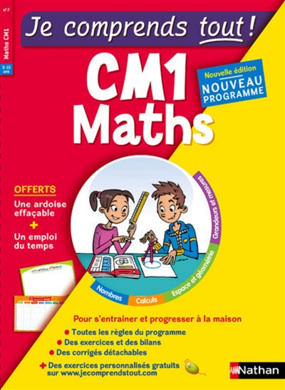 Je comprends tout, mathématiques CM1, 9-10 ans - 