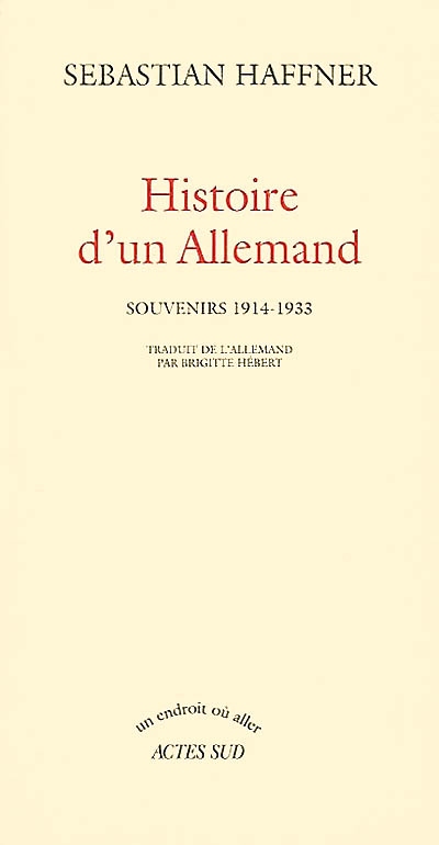 Histoire d'un Allemand - 