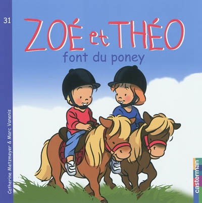 Zoé et Théo font du poney - 