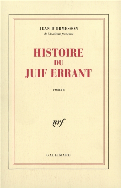 Histoire du juif errant - 