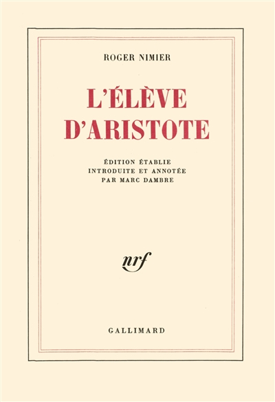 élève d'Aristote (L') - 