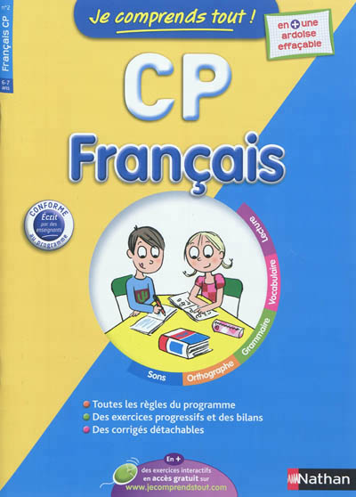 Je comprends tout, français CP, 6-7 ans - 