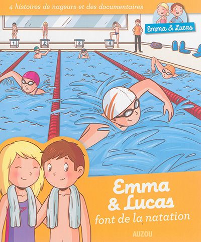 Emma & Lucas font de la natation - 