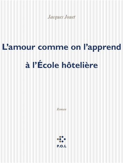 amour comme on l'apprend à l'école hôtelière (L') - 