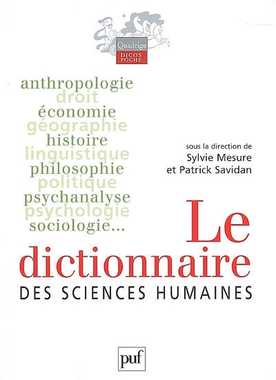 dictionnaire des sciences humaines (Le) - 