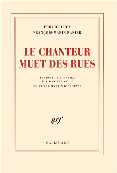 chanteur muet des rues (Le) - 