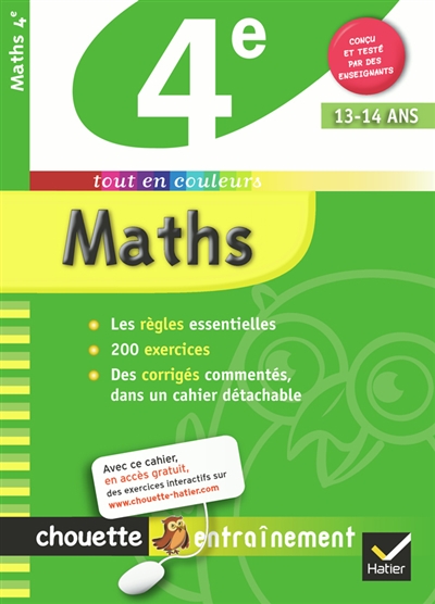 Maths 4e, 13-14 ans - 