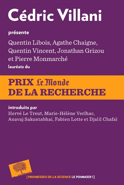 Cédric Villani présente les lauréats du prix Le monde de la recherche - 