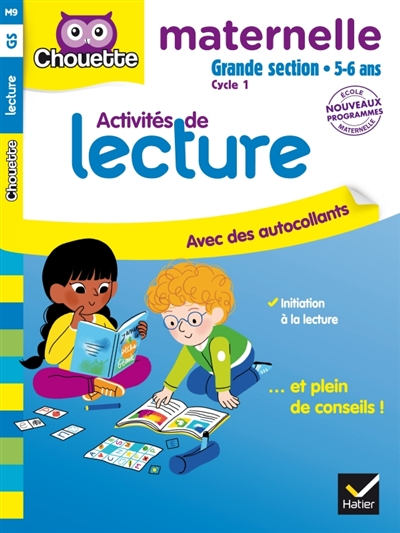 Activités de lecture, maternelle grande section, 5-6 ans - 