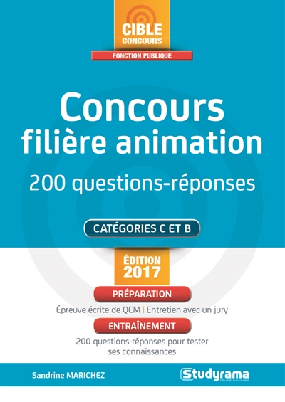 Concours filière animation - 