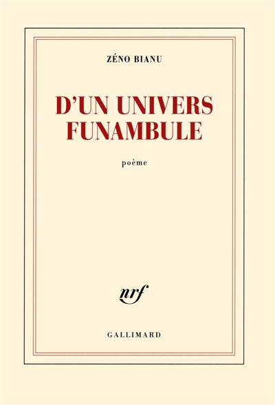 D'un univers funambule - 