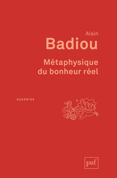 Métaphysique du bonheur réel - 