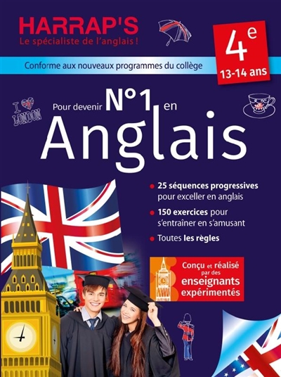 Pour devenir n 1 en anglais 4e, 13-14 ans - 