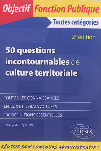 50 questions incontournables de culture territoriale - 