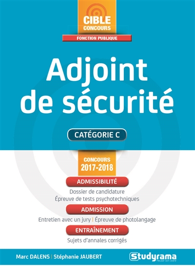 Adjoint de sécurité - 