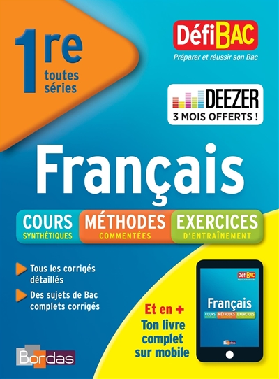 Français, 1re toutes séries - 