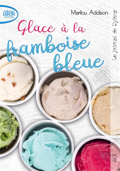 Glace à la framboise bleue - 