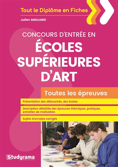 Concours d'entrée en écoles supérieures d'art - 