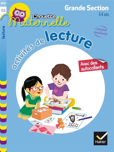 Activités de lecture, maternelle grande section, 5-6 ans - 