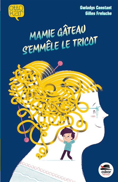 Mamie gâteau s'emmêle le tricot - 