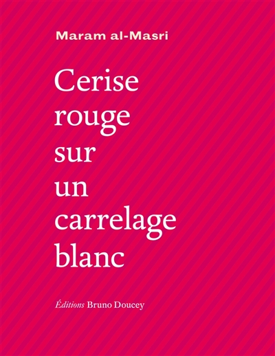 Cerise rouge sur un carrelage blanc - 