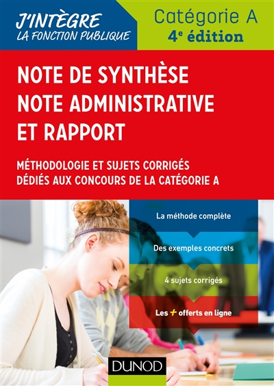 Note de synthèse, note administrative et rapport - 