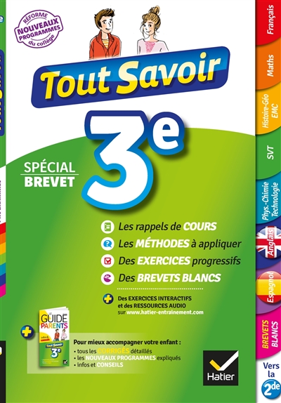 Tout savoir 3e - 