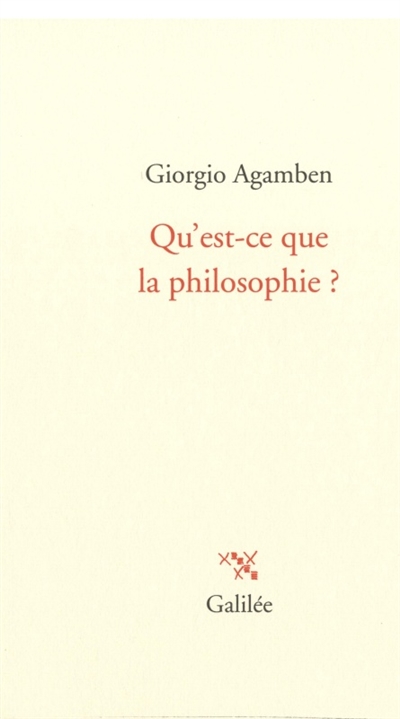 Qu'est-ce que la philosophie ? - 