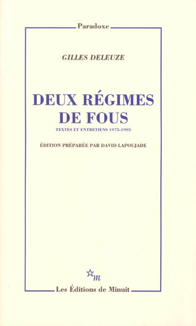 Deux régimes de fous - 