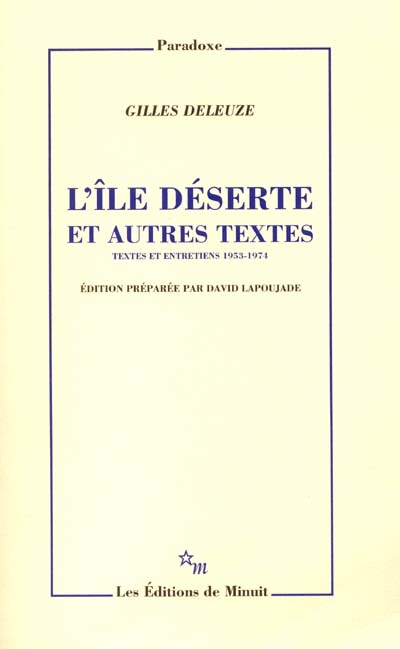 île déserte et autres textes (L') - 