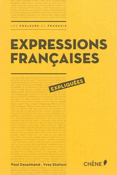 Expressions françaises expliquées - 