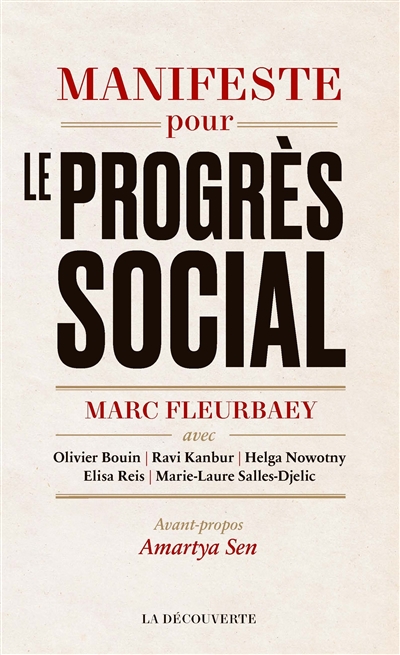 Manifeste pour le progrès social - 