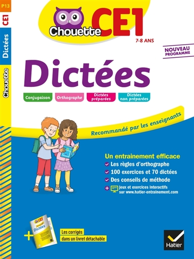 Dictées CE1, 7-8 ans - 