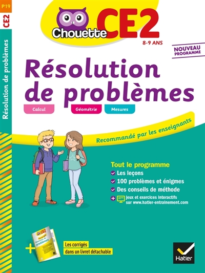 Résolution de problèmes CE2, 8-9 ans - 