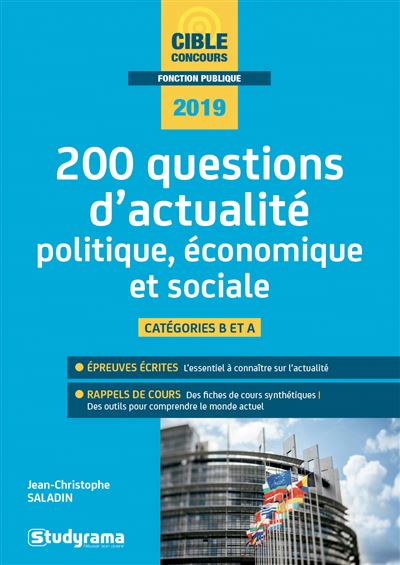 200 questions d'actualité politique, économique et sociale - 