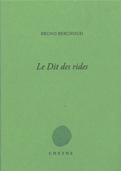 Le dit des rides - 