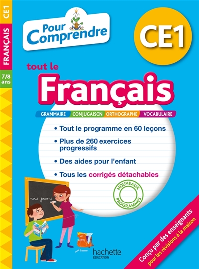 Pour comprendre tout le français CE1, 7-8 ans - 