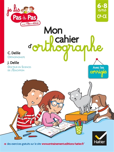 Mon cahier d'orthographe - 