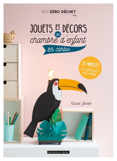 Jouets et décors de chambre d'enfant en carton - 