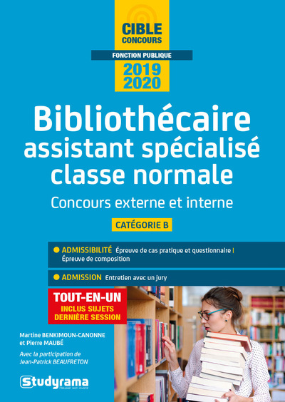 Bibliothécaire assistant spécialisé classe normale - 