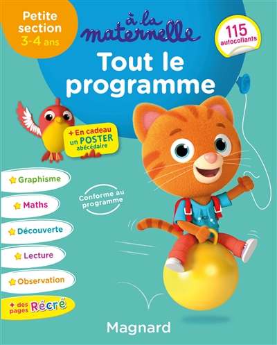 A la maternelle, petite section, 3-4 ans - 