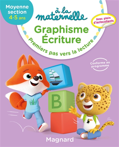 A la maternelle, graphisme-écriture, moyenne section, 4-5 ans - 