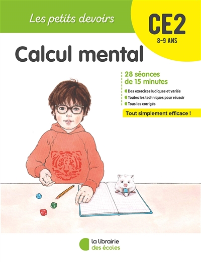 Calcul mental CE2, 8-9 ans - 