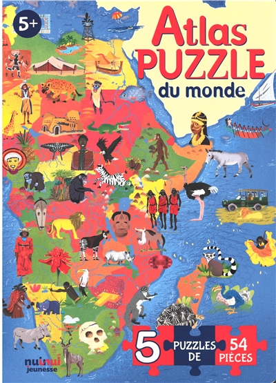 Atlas puzzle du monde - 