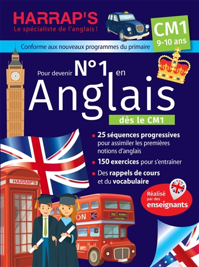 Pour devenir n 1 en anglais CM1, 9-10 ans - 