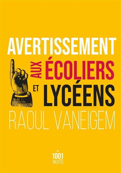 Avertissement aux écoliers et lycéens - 