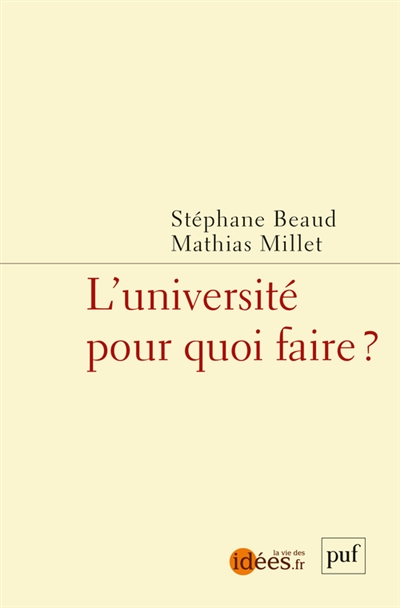 L'université pour quoi faire ? - 