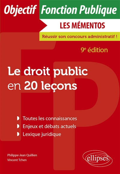 Le droit public en 20 leçons - 