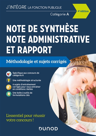 Note de synthèse, note administrative et rapport - 