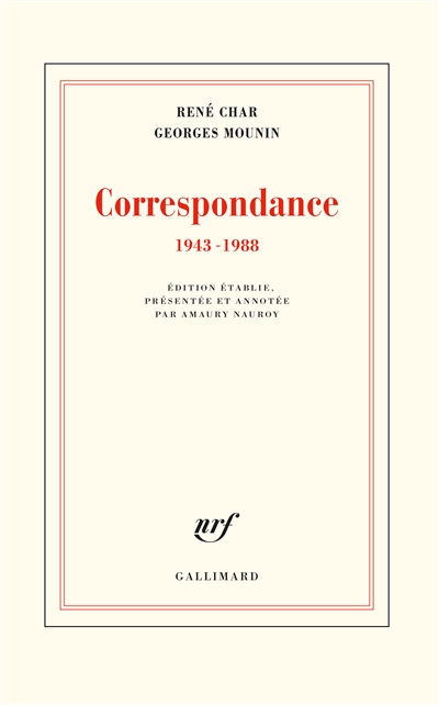 Correspondance - 